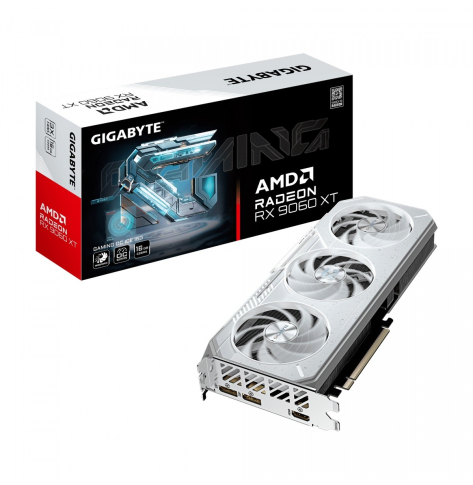 Gigabyte Radeon RX 9060XT GAMING OC WHITE 16GB GDDR6 128bit HDMI/2DP
