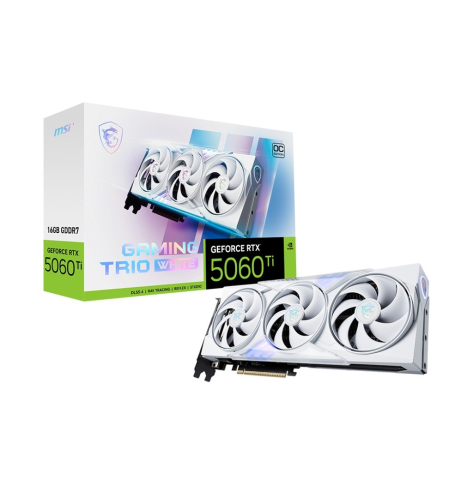 MSI GeForce RTX 5060 Ti 16G GAMING TRIO OC WHITE