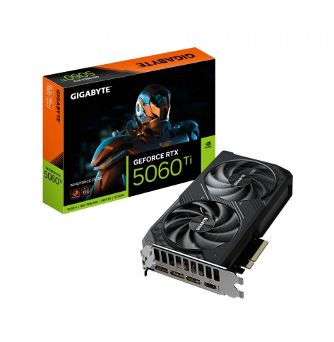 Gigabyte GeForce RTX 5060 Ti WINDFORCE OC 8G 128BIT GDDR7 HDMI/3DP