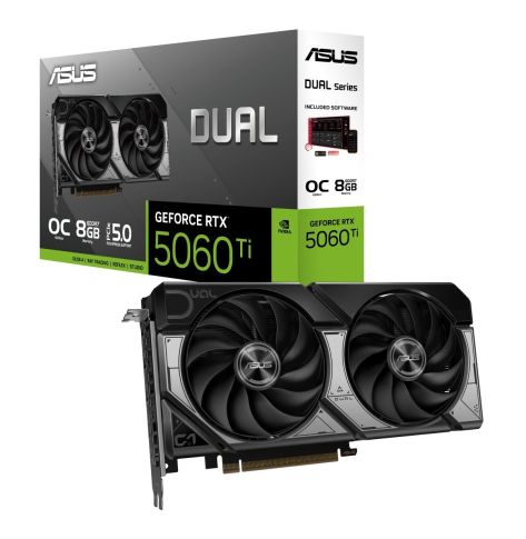 Asus GeForce RTX 5060 Ti Dual OC 8GB GDDR7 128BIT 3DP/HDMI
