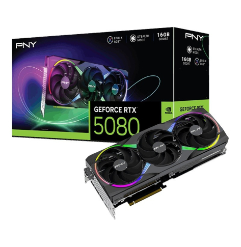 PNY GeForce RTX 5080 3F ARGB 16GB VCG508016TFXXPB1