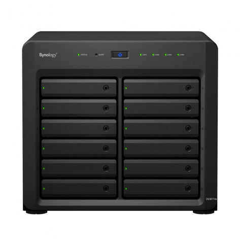 Dysk sieciowy Synology DS3617xs, 12-Bay SATA, Intel Xeon 2,2GHz, 16GB RAM, 4xGbE LAN, 2xUSB3.0