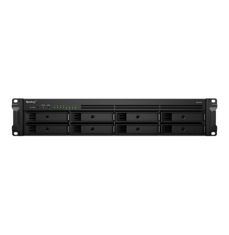 Dysk sieciowy Synology RS1219+, 8-Bay SATA, Intel 4C 2,4GHz, 2GB, 4xGbE LAN, 2xUSB3, 1xeSATA