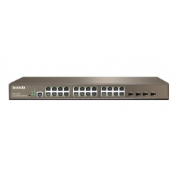 Switch Tenda TEG3224P 24 X Gigabit PoE + 4 X SFP max 370W