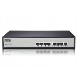 Switch sieciowy niezarządzalny Netis PE6108H 8-portów 10/100BaseTX (RJ45)