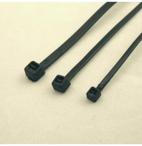 Opaski zaciskowe Netrack 3,6x380mm 100szt czarne