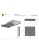 Szuflada wysuwana Netrack 119-100-400-322 19 2U/400mm czarny