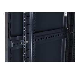 Szafa serwerowa Netrack 42U 600x800mm  drzwi szklane  czarna ZŁOŻONA