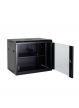 Szafa serwerowa Netrack 19" 18U 600x600mm – popiel drzwi szklane otwierane boki