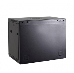 Szafa serwerowa Netrack 19" 18U 600x450mm – popiel drzwi szklane otwierane boki