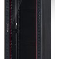 Szafa serwerowa Netrack 42U 800x1000mm  drzwi szklane    czarna ZŁOŻONA