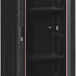Szafa serwerowa Netrack 32U 600x1000mm  drzwi szklane  czarna ZŁOŻONA