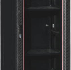Szafa serwerowa Netrack 32U 600x1000mm  drzwi szklane  czarna ZŁOŻONA