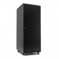 Szafa serwerowa 32U 600x800mm  drzwi perforowane  czarny ZŁOŻONA