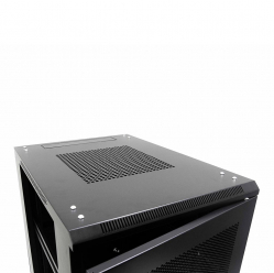 Szafa serwerowa 32U 600x800mm  drzwi perforowane  czarny ZŁOŻONA