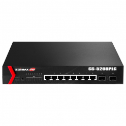 Switch sieciowy zarządzalny Edimax 8-Portów 1000BaseT (RJ45), 2 porty COMBO GEth (RJ45)/MiniGBIC (SFP)