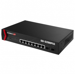 Switch sieciowy zarządzalny Edimax 8-Portów 1000BaseT (RJ45), 2 porty COMBO GEth (RJ45)/MiniGBIC (SFP)