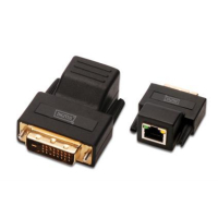 DIGITUS DVI extender przez skrętkę kat.5 do 70m.