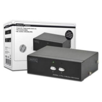 Przełącznik VGA DIGITUS 2 PC, 1 Monitor