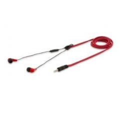 Słuchawki EDNET Zipper czerwone
