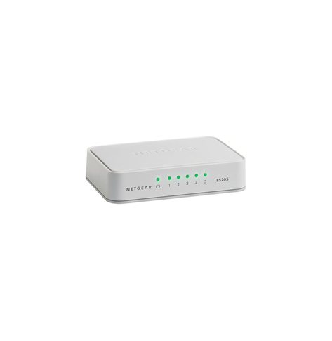Switch niezarządzalny Netgear FS205-100PES 5-Portów Fast Ethernet