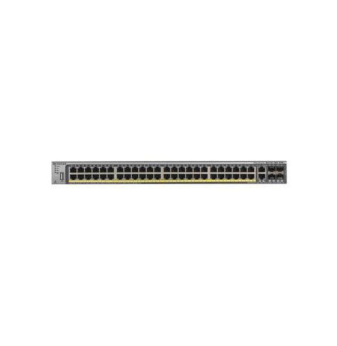 Switch sieciowy zarządzalny Netgear M4100-50G-POE+ 50-portów 1000BaseT (RJ45) 4 porty COMBO GEth (RJ45)/MiniGBIC (SFP)