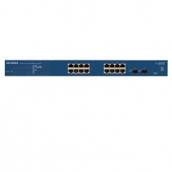 Switch sieciowy zarządzalny Netgear ProSafe Smart GS716T-300EUS 16-Portów 1000BaseT (RJ45) 2 porty MiniGBIC (SFP)