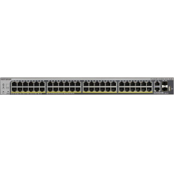 Switch Netgear S3300 52PT PoE W/10G 2 x SFP+ 2 x 10GBase-T (GS752TXP)