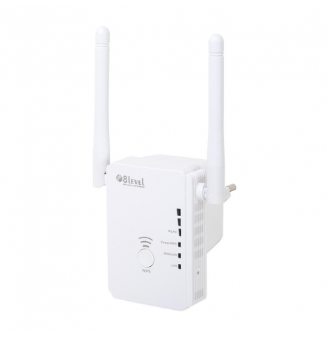 Wzmacniacz sygnału 8level WRP-300A WiFi 300Mbps 802.11n 1xWAN LAN 1xLAN 2xantena