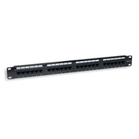 Patchpanel Intellinet 19 24 UTP CAT6 czarny