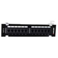 Patchpanel Intellinet 12 UTP CAT6 czarny