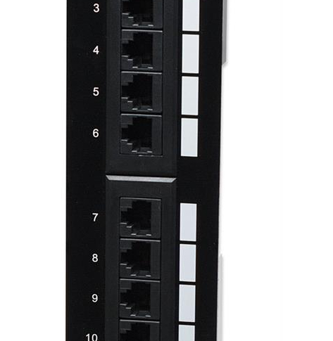 Patchpanel Intellinet 12 UTP CAT5e czarny