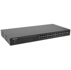 Switch zarządzalny Intellinet Gigabit 24-porty 10/100/1000 2 porty SFP PoE/PoE+