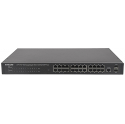 Switch zarządzalny Intellinet Gigabit 24-porty 10/100/1000 2 porty SFP PoE/PoE+