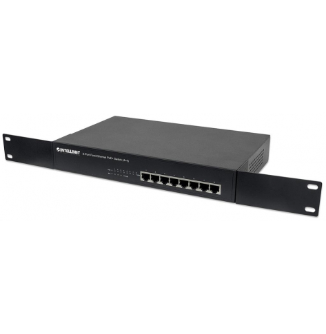 Switch niezarządzalny Intellinet 561075 Ethernet 8-portów 10/100Mb/s 4 porty PoE/PoE+