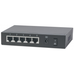 Switch niezarządzalny Intellinet 561082 Gigabit 5-portów 10/100/1000 PoE/PoE+