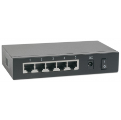 Switch niezarządzalny Intellinet 561082 Gigabit 5-portów 10/100/1000 PoE/PoE+