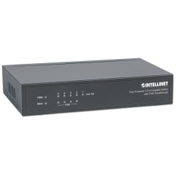 Switch niezarządzalny Intellinet 561082 Gigabit 5-portów 10/100/1000 PoE/PoE+