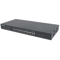 Switch Intellinet 561044 Gigabit Ethernet 24x 10/100/1000 Mbps 2x SFP rackowy 19''