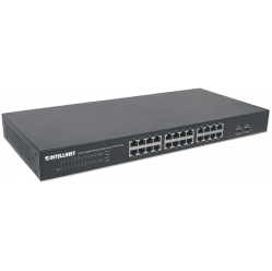 Switch Intellinet 561044 Gigabit Ethernet 24x 10/100/1000 Mbps 2x SFP rackowy 19''