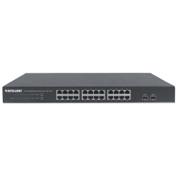 Switch Intellinet 561044 Gigabit Ethernet 24x 10/100/1000 Mbps 2x SFP rackowy 19''