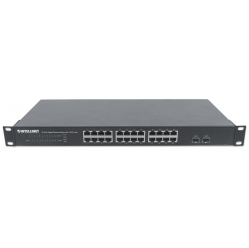 Switch Intellinet 561044 Gigabit Ethernet 24x 10/100/1000 Mbps 2x SFP rackowy 19''