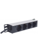 Listwa zasilająca Intellinet rack 10'' 1U 250V/15A 4x Schuko kabel 1,8m