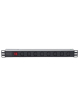 Listwa zasilająca Intellinet rack 19'' 1U  110V - 250V/10A 8 gniazd C13 kabel 2m