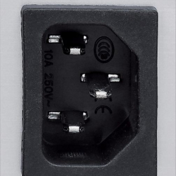 Listwa zasilająca Intellinet rack 19'' 1U  110V - 250V/10A 8 gniazd C13 kabel 2m