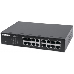 Switch Intellinet 561068 Gigabit 16x RJ45 auto uplink desktop/rack 19''