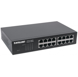 Switch Intellinet 561068 Gigabit 16x RJ45 auto uplink desktop/rack 19''