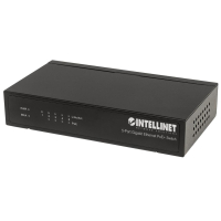 Switch Intellinet 561228 Gigabit PoE+ 5x RJ45 60W Desktop Metal Case