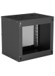 Szafa serwerowa Intellinet 19'' 9U 540 400mm szklane drzwi flat pack czarna