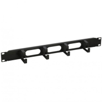 Organizer kabli Intellinet do szaf Rack 19 1U czarny